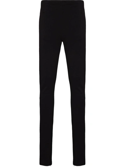 Shop Wardrobe.nyc Zipped Leggings In Black