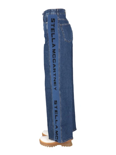 Shop Stella Mccartney Wide Leg Jeans In Blue