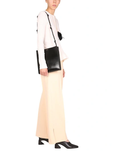 Shop Jil Sander Wool Pants In Beige