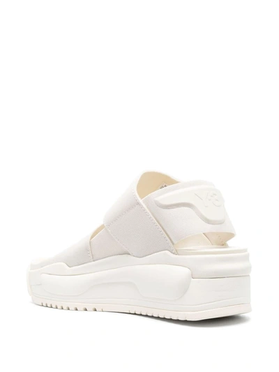 Shop Y-3 Sandals In White