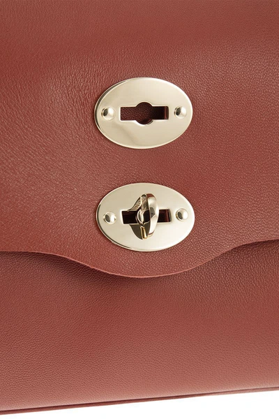 Shop Zanellato Heritage - S Leather Handbag In Red