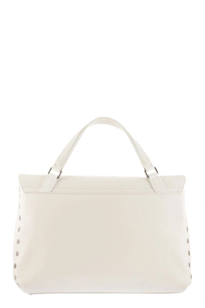 Zanellato Postina Daily Shoulder Bag With Removable Strap In White