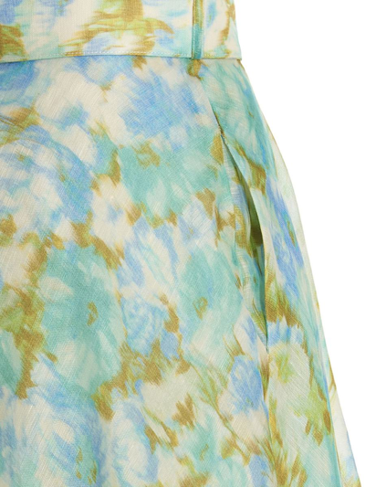 Shop Zimmermann 'high Tide Ikat' Skirt In Multicolor