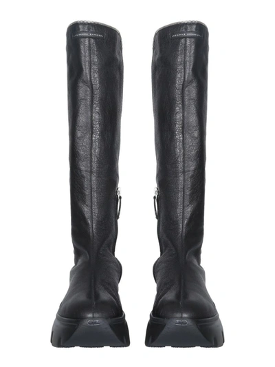 Shop Giuseppe Zanotti Zip Apocalypse Boots In Black