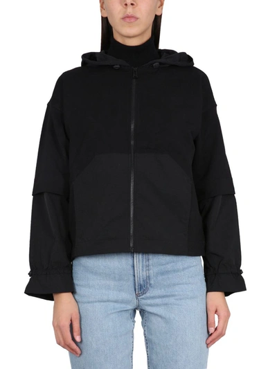 Shop Belstaff Zip Sweatshirt. In Black