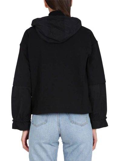 Shop Belstaff Zip Sweatshirt. In Black