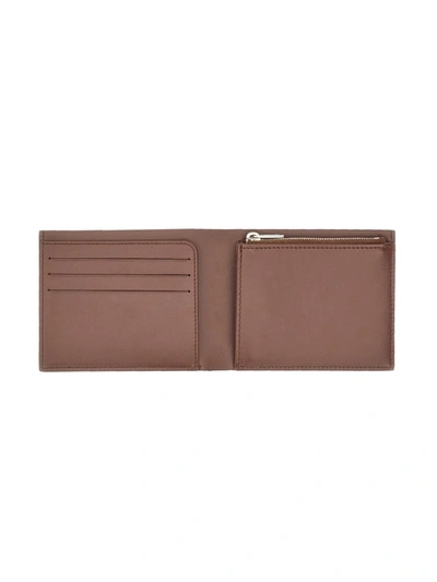 Shop Jil Sander Zipped Wallet In Brown