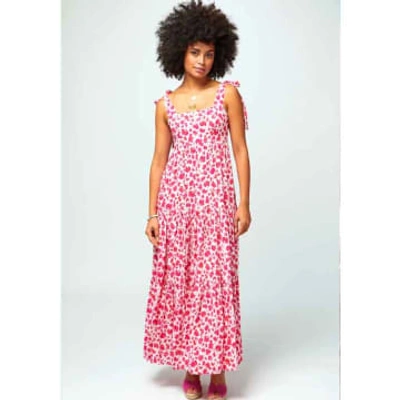 Shop Aspiga Tabitha Maxi Dress Pink Cheetah