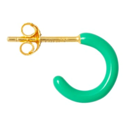 Shop Lulu Copenhagen Light Green Color Hoop Earring