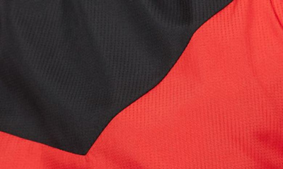 Shop Nike Dna Tie Waist Shorts In Black/ University Red/ White