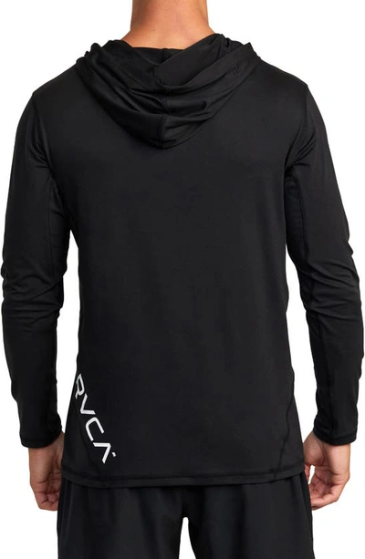 Shop Rvca Sport Vent Pullover Hoodie In Black