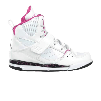 Pre-owned Air Jordan Jordan Flight 45 High Gs 'white Fusion Pink'