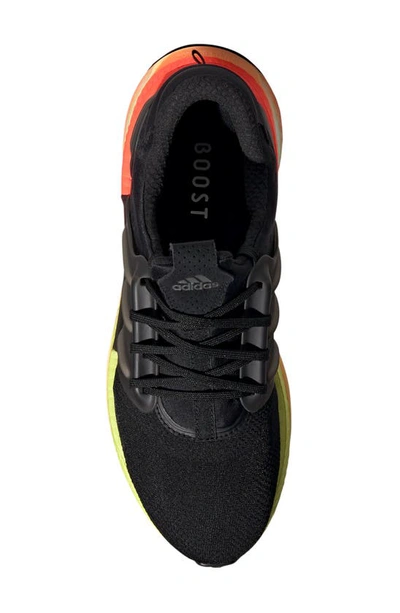 Shop Adidas Originals X Plrboost Running Shoe In Black/ White/ Pulse Lime