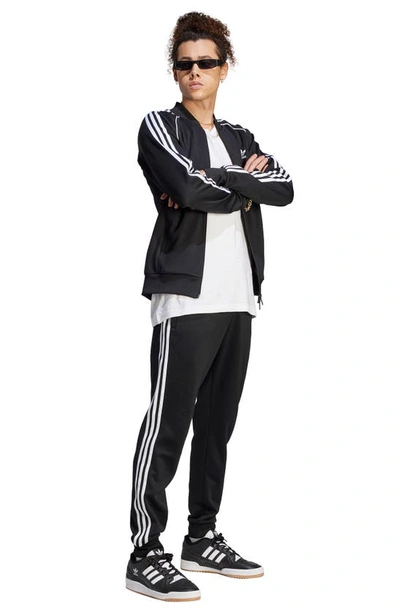 Shop Adidas Originals Lifestyle Superstar Track Jacket In Black/ White