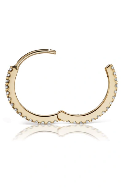 Maria Tash Diamond Eternity Hoop Earring In Yellow Gold