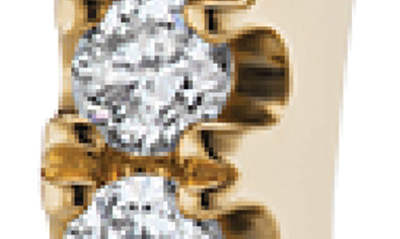 Maria Tash Diamond Eternity Hoop Earring In Yellow Gold