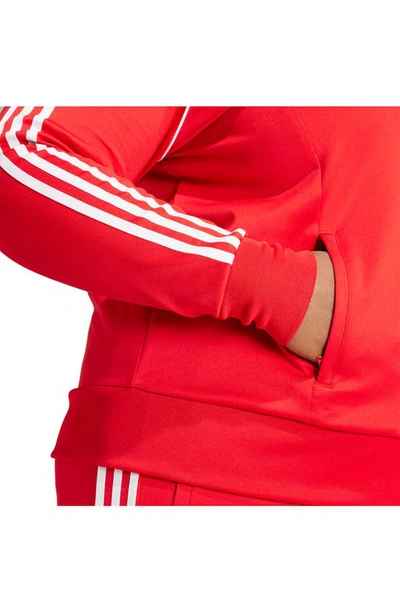 Adidas Originals Adidas Women's Originals Adicolor Classic Superstar Track  Top Jacket (plus Size) In Scarlet | ModeSens