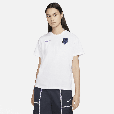 Shop Nike Women's U.s. Soccer Top In White