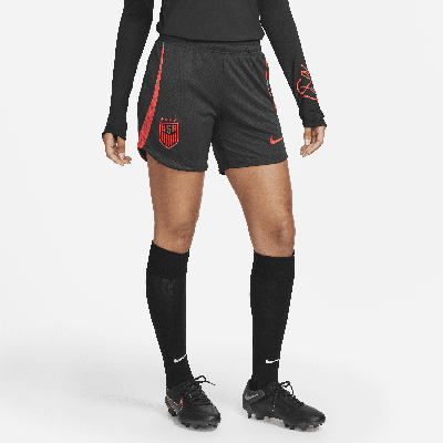 Shop Nike U.s. Strike  Women's Dri-fit Knit Soccer Shorts In Black