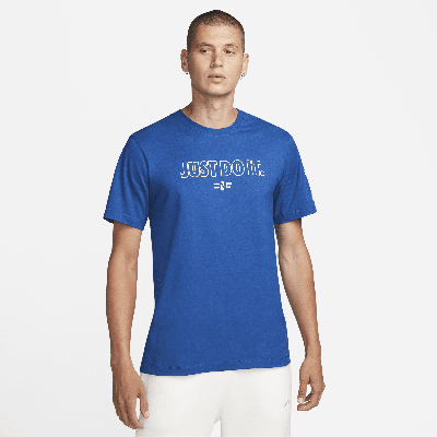 Shop Nike England Jdi  Men's T-shirt In Blue