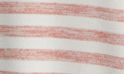 Caslon Ease Stripe Crewneck T-shirt In Pink Desert White Charm Stripe