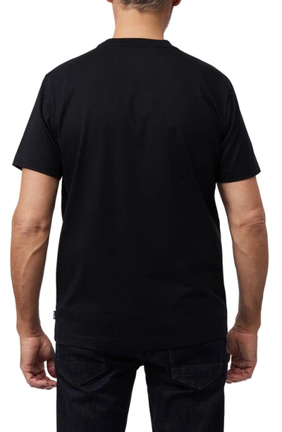 Psycho Bunny Barker Pima Cotton Graphic Tee In Black