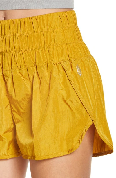 Shop Fp Movement The Way Home Shorts In Honey Mallow