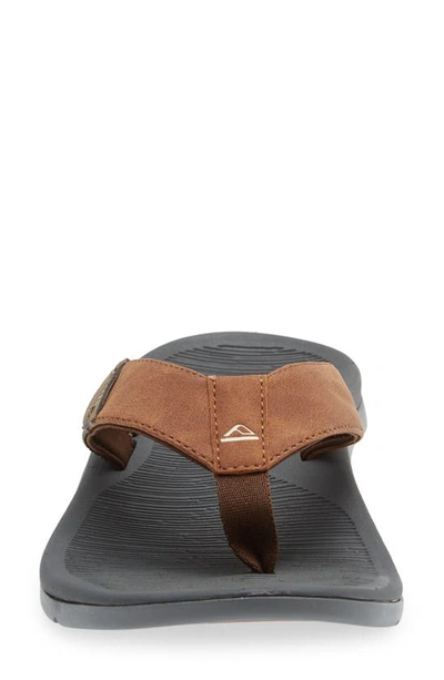 Reef Santa Ana Flip Flop In Grey/ Tan