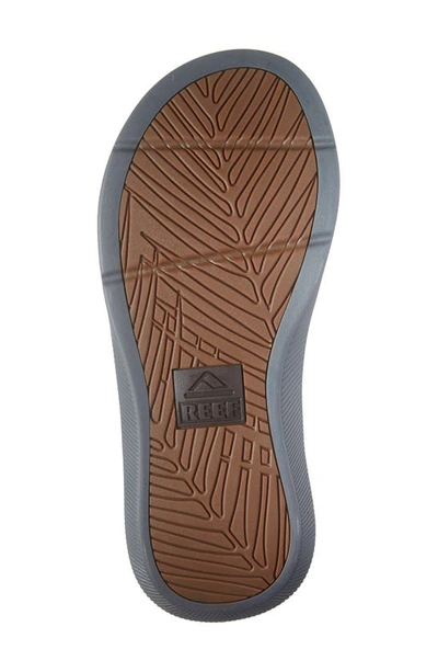 Shop Reef Santa Ana Flip Flop In Grey/ Tan