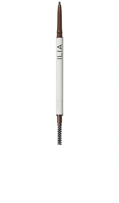 Ilia In Full Micro-tip Brow Pencil In Dark Brown
