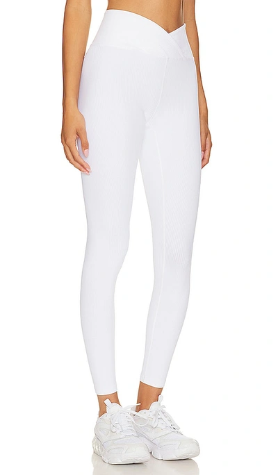Year Of Ours Veronica Ribbed Leggings In White