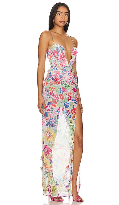 Shop Nbd Idres Maxi Dress In Floral Multi