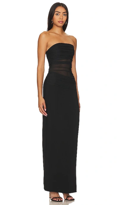 Amanda Uprichard X Revolve Myles Maxi In Black