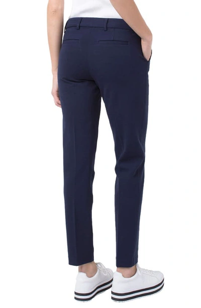 Shop Liverpool Los Angeles Kelsey Knit Trousers In Cadet Blue