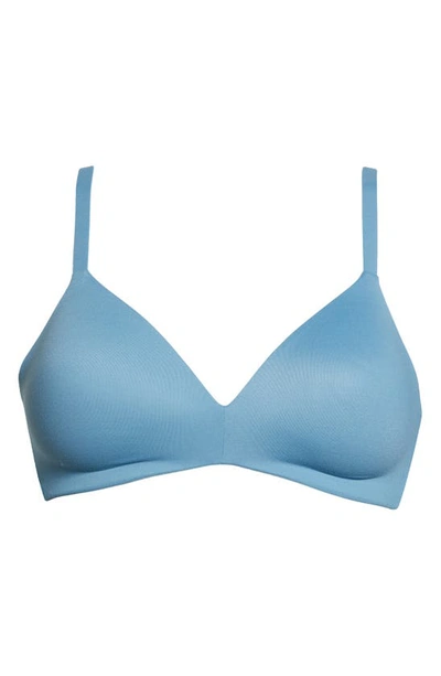 Shop Wacoal How Perfect Wire Free T-shirt Bra In Provincial Blue