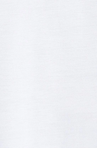 Thom Browne Rwb Trim Jersey Polo Short In White