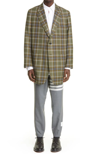 Thom Browne Classic Long Sleeves Shirt With Cf Gg Placket In Solid Poplin Clothing In White
