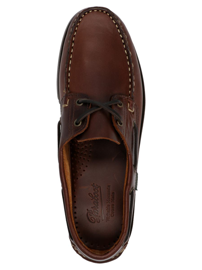 Shop Paraboot 'barth' Boat Shoes In Brown