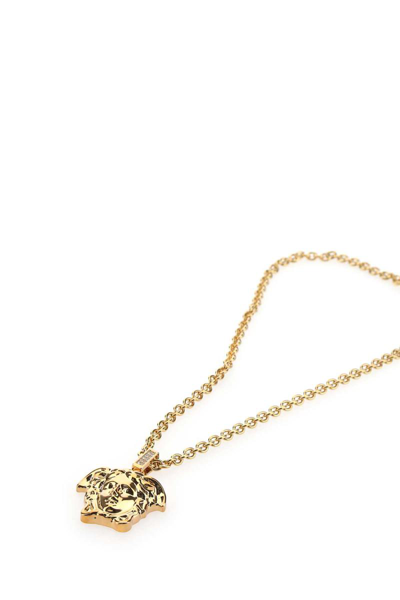 Shop Versace Necklaces In Gold