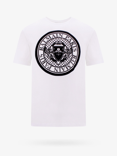 Shop Balmain T-shirt In White