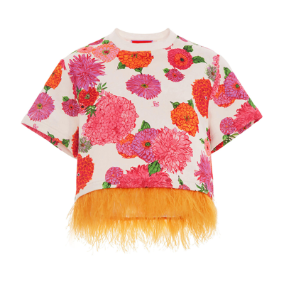 La Doublej La Scala Tee In Gin White