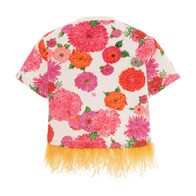 La Doublej La Scala Tee In Gin White