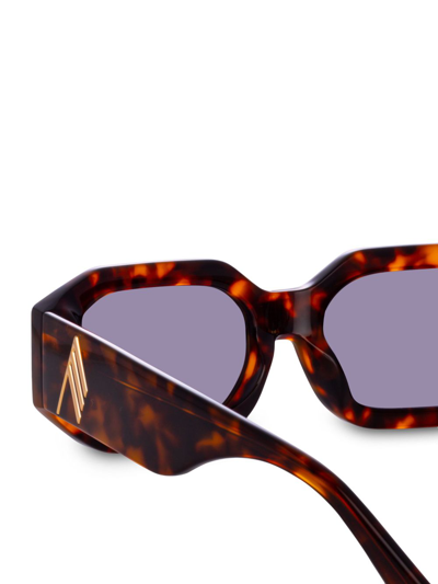 Linda Farrow X  Blake Sunglasses In Brown