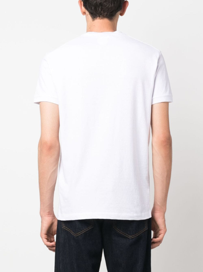 Shop Dsquared2 Logo-print Cotton T-shirt In White