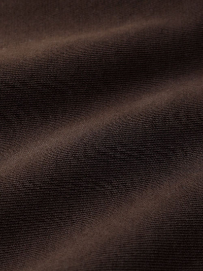 Sporty And Rich Disco Cotton Sweatshirt In Chocolate