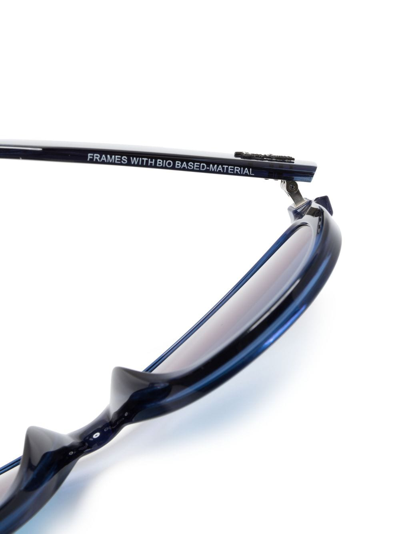 Ray Ban Wayfarer Reverse Square-frame Sunglasses In Blue