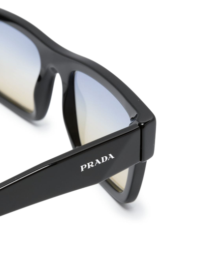 Prada Symbole Square-frame Sunglasses In Black