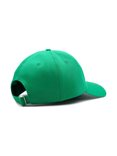 Sporty And Rich Upper East Side Cotton Cap In Green