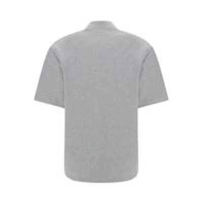 Shop Attico The  T-shirts In Melange Grey