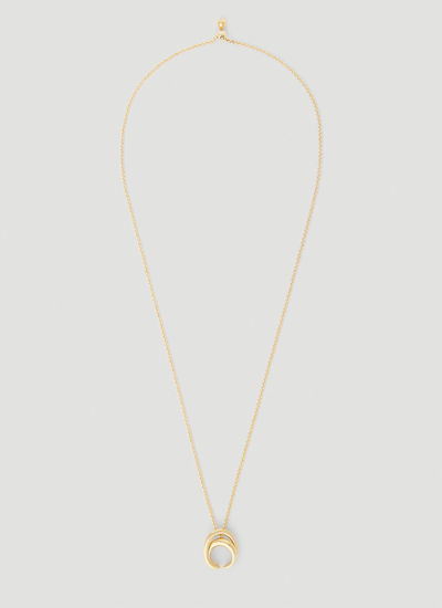 Shop Charlotte Chesnais Initial Necklace In Gold